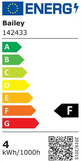 Bailey LED Bulb 4W for Socket E27 Warm White 400lm
