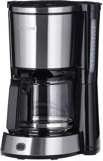 Severin Καφετιέρα Φίλτρου 1000W Silver / Black