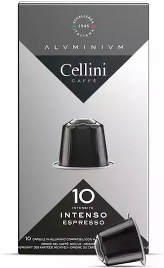 Cellini Капсули Еспресо Intenso Съвместими с машина Nespresso 10капси