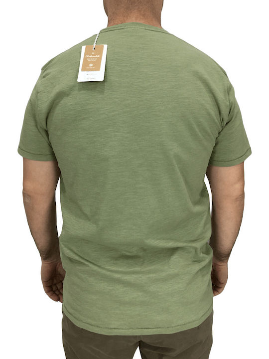 Rebase Herren T-Shirt Kurzarm Khaki