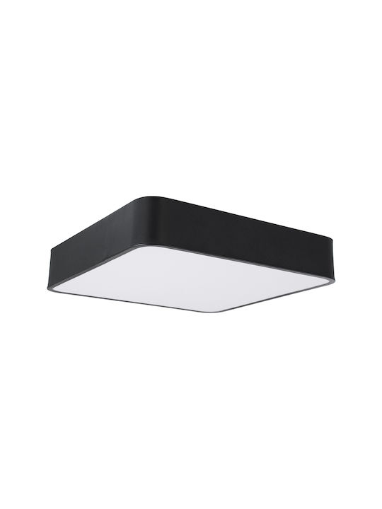 GloboStar Kamala Ceiling Mount Light 40cm Black with Integrated LED and Remote Control