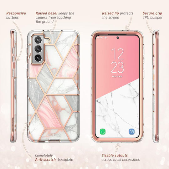 i-Blason Cosmo Задна корица Пластмаса 2мм Мрамор (Galaxy S21+ 5G)