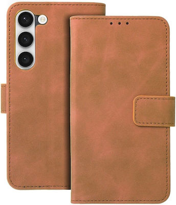 Forcell Tender Synthetic Leather Wallet Brown (Galaxy S23)