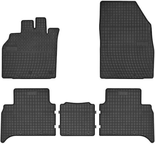 Frogum Σετ Μπροστινά και Πίσω Πατάκια 5τμχ για Renault Scenic 2009-2016 Μαύρα