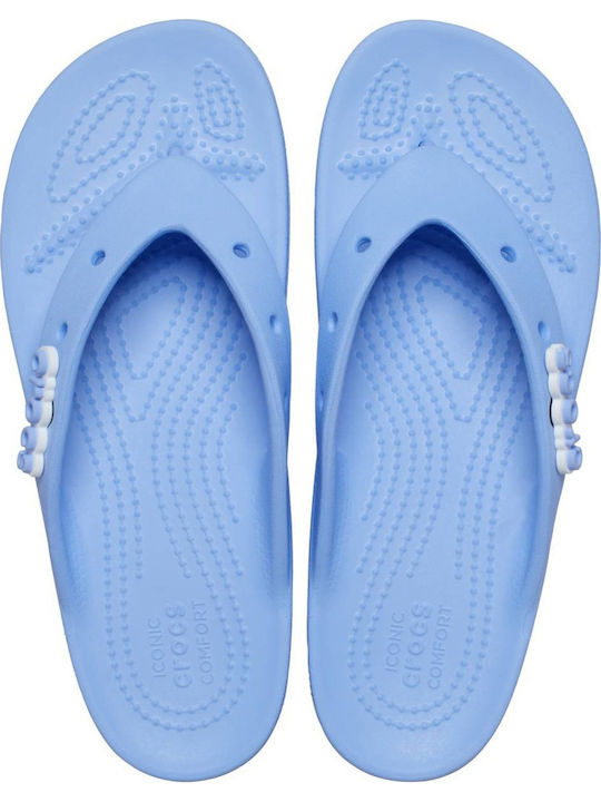 Classic Flip Flops with Platform Moon Jelly
