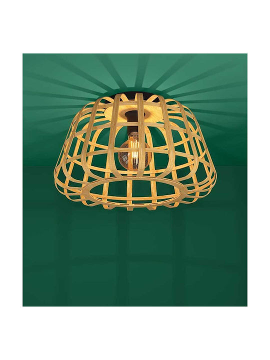 Eglo Montezuelo Ceiling Mount Light 45cm Beige with Socket E27