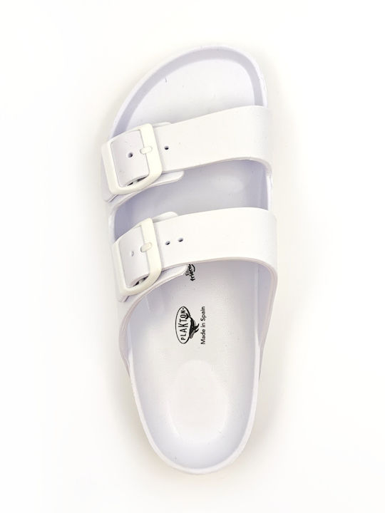 Wanda Men's White Flip Flops