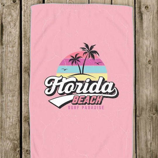 Kocoon Florida Πετσέτα Microfiber Σώματος Ροζ 150x70εκ.