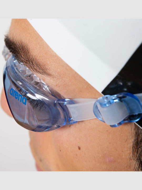 Arena Air Soft Swimming Goggles for Adults with Anti-Glare Lenses Blue