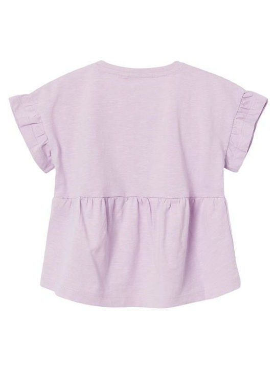 Name It Kids Blouse Short Sleeve Lilac