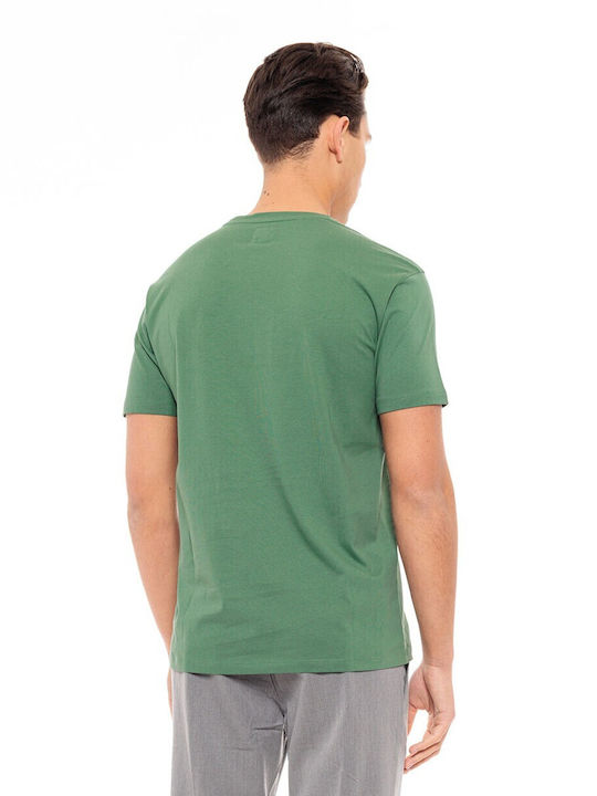 Biston T-shirt Bărbătesc cu Mânecă Scurtă Verde