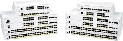 Cisco CBS350-24P-4X Managed L3 Switch με 24 Θύρες Gigabit (1Gbps) Ethernet και 4 SFP Θύρες