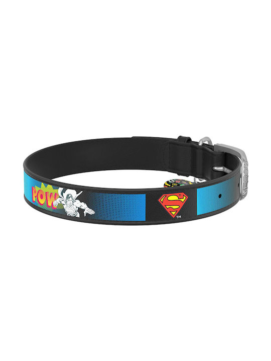 WauDog Superman 2 Dog Collar 12mm x 20 - 28cm