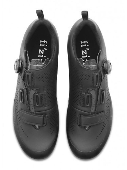 Fizik Uomo Terra X5 Bărbați Scăzut Pantofi de ciclism Munte Negri