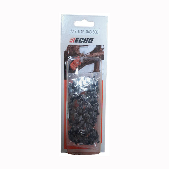 Echo X201-000020 Chainsaw Chain with Pitch 1/4", Gauge .043"-1.1mm & Number of Guides 60E