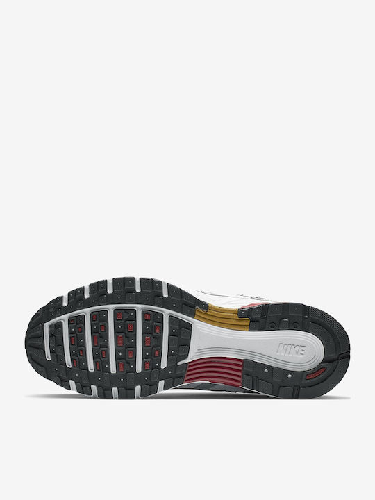 P-6000 Sneakers White / Metallic Gold / Varsity Red / Metallic Silver / Black