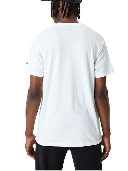 New Era NBA Team Men's Athletic Short Sleeve Blouse White