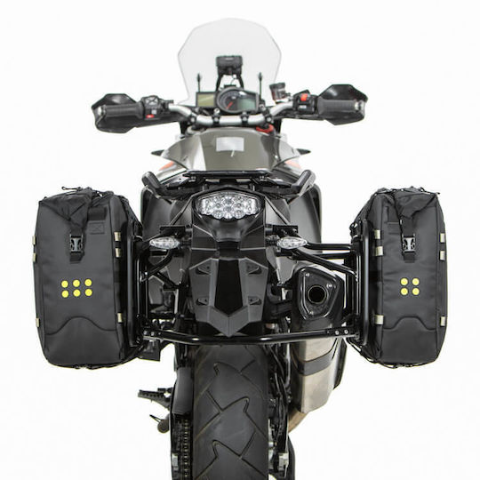 Kriega Adventure Pack Motorcycle Hard Side Case 22lt in Black Colour