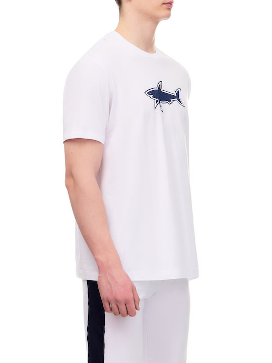 Paul & Shark Herren T-Shirt Kurzarm Weiß