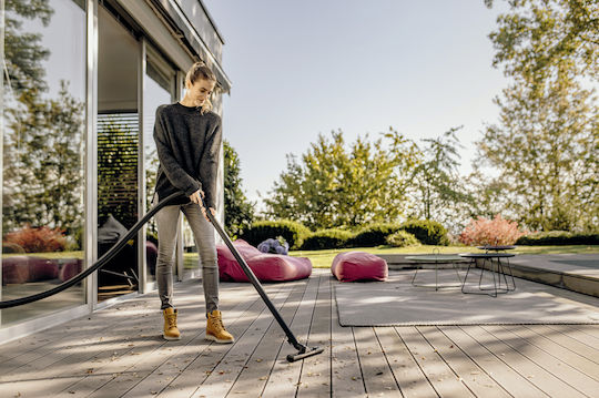 Karcher WD 2 PLUS V-15/4/18 Vacuum Wet / Dry 1000W with Plastic Bin 15lt