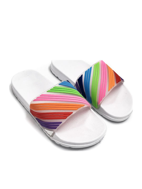 Slides Rainbow White