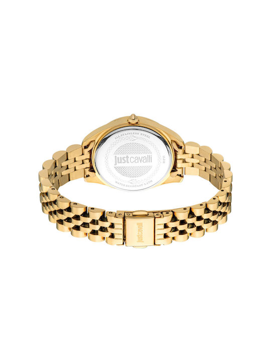 Just Cavalli Watch with Gold Metal Bracelet