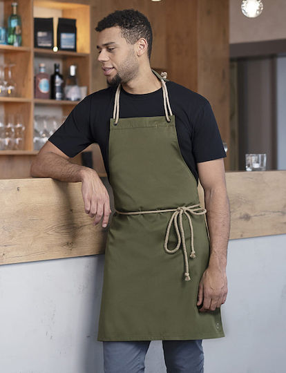 Karlowsky Ποδιά Kellner Ganzkörper Khaki