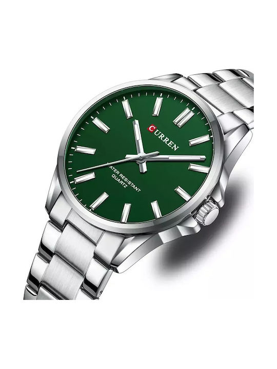 Curren Women's Watch with Silver Metal Bracelet