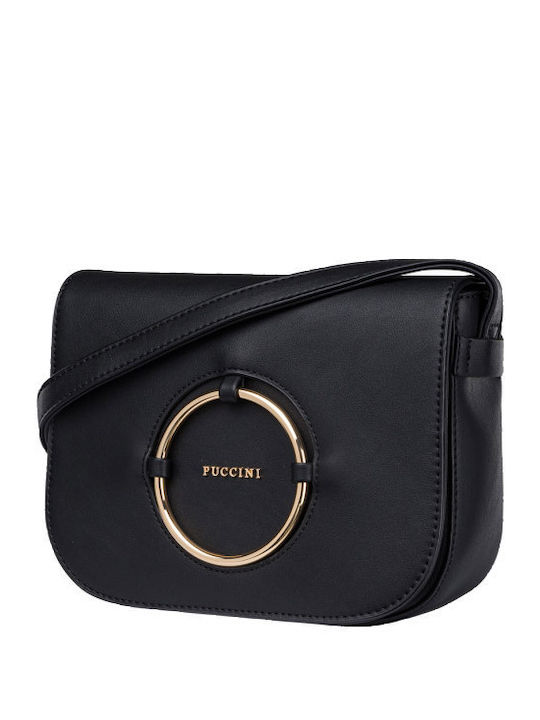 Puccini Damen Tasche Schulter Schwarz