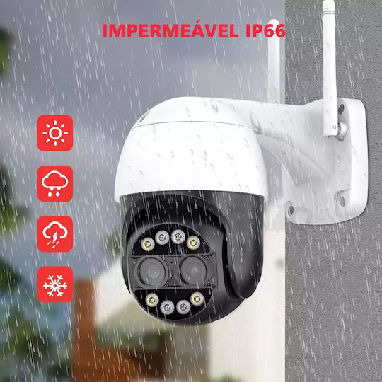 Anga JT-8186XM IP Κάμερα Παρακολούθησης Wi-Fi Full HD+ 4MP Αδιάβροχη με Φακό 2.8-12mm