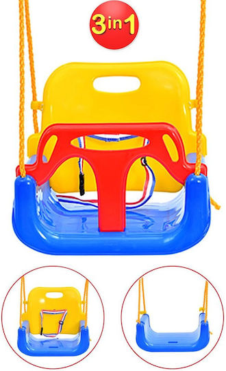 Factory Swing with Protector and Seat Belt Plastic for 3+ Years Old