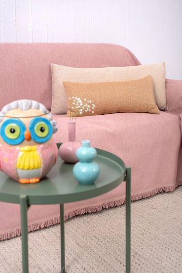 Naf Naf 358/21 Three-Seater Sofa Throw Chenille 180x300cm Powder