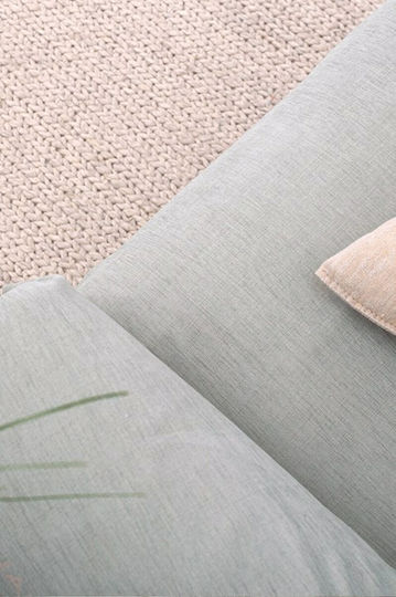 Naf Naf 358-26 Ριχτάρι Πολυθρόνας Chenille 180x180εκ. Mint