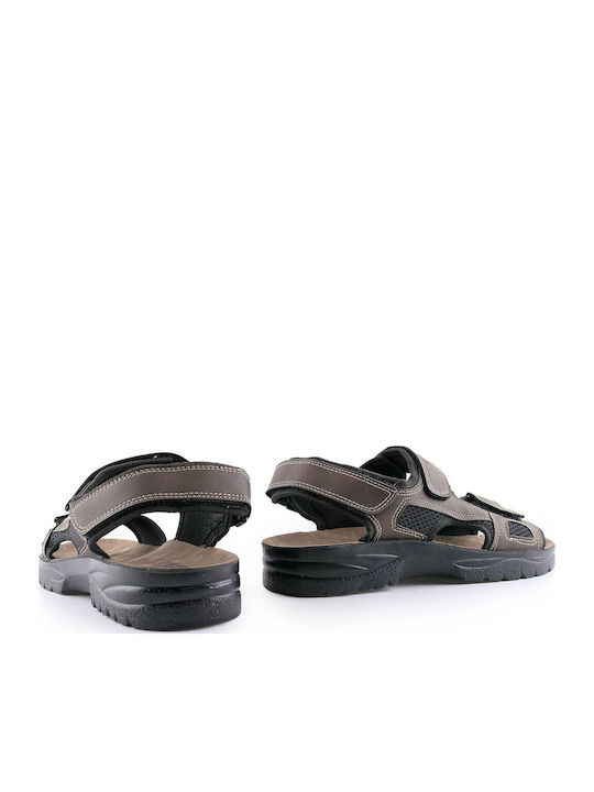 Herrensandalen in Braun Farbe