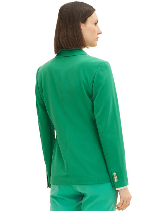 Tom Tailor Women's Blazer Vivid Leaf Green
