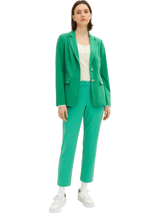Tom Tailor Γυναικείο Σακάκι Vivid Leaf Green