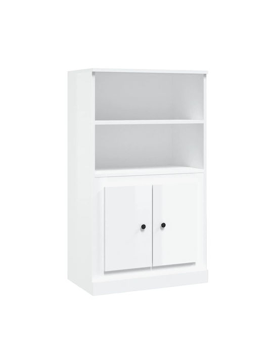 Sideboard Wooden White 60x35.5x103.5cm