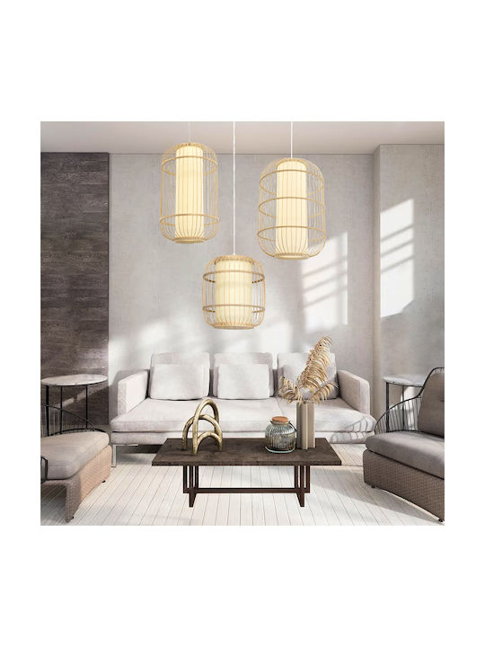 GloboStar De Paris Pendant Light Suspension Grid for Socket E27 Brown