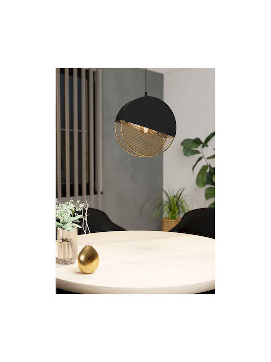 Eglo Mumbles Pendant Light Single-Light for Socket E27 Black