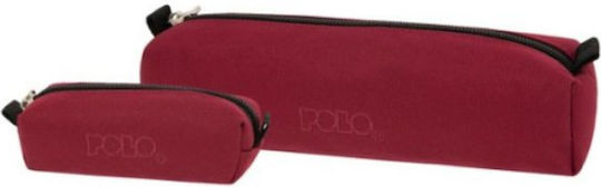 Polo Cord Κασετίνα Βαρελάκι Μπορντό
