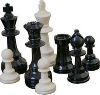 Kaissa Πιόνια για Σκάκι Πλαστικά με Βάρος