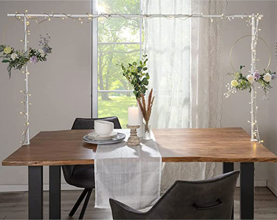 JK Home Decoration Desktop Decoration Garden Metal Decorating base for tables 13,6x10cm 13.6cmx10cmx100cm 436285