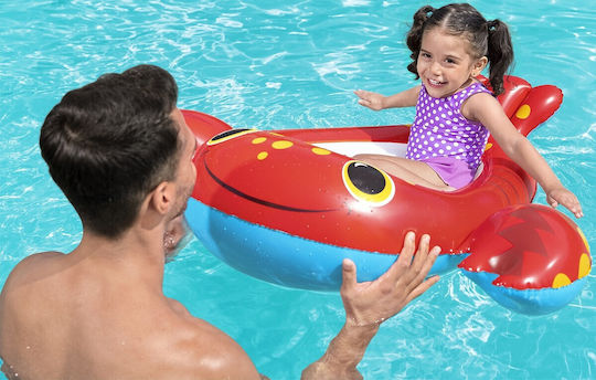 Bestway Παιδική Φουσκωτή Βάρκα Κόκκινη 114x116εκ. Αστακός