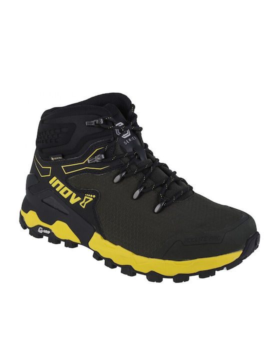 Inov-8 Inov-8 Roclite Pro G 400 GTX V2 Men's Hiking Boots Waterproof with Gore-Tex Membrane Green