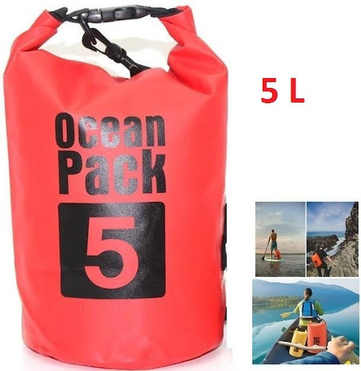 Ocean Pack Waterproof Bag Shoulder Bag Red