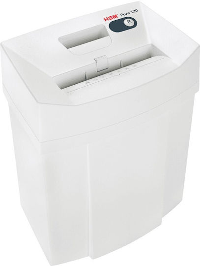 HSM Aktevernichter Pure 120 Streifenschnitt 6 Blätter mit Behälter 20Es