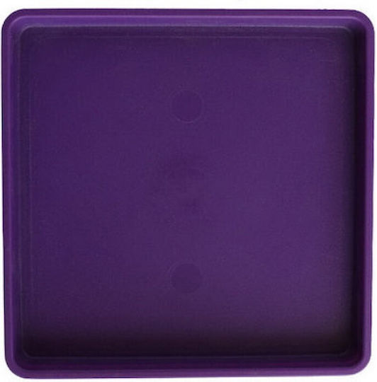 Viomes Linea 591 Square Plate Pot Amethyst 17x17cm