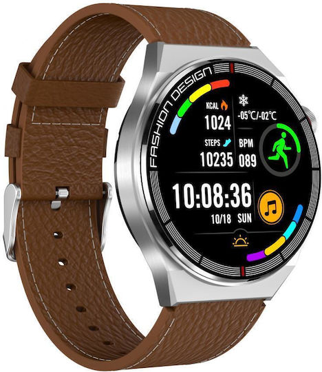 XO J1 Porsche Smartwatch with Heart Rate Monitor (Silver)
