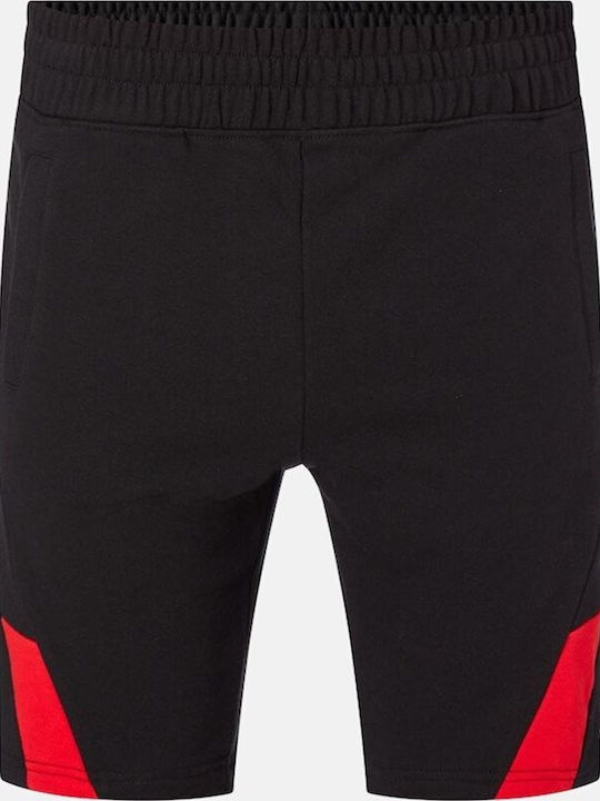 Seppo Ux Спортен Мъжки Къс Панталон Regular Fit Черен