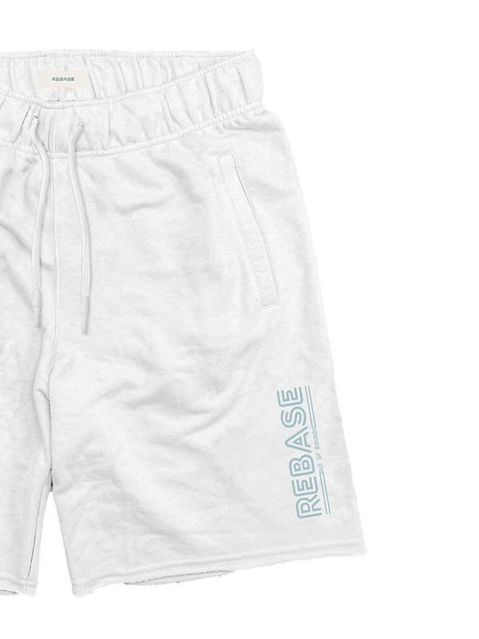 Rebase Sportliche Herrenshorts Weiß